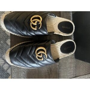 Gucci Marmot Espadrilles size 37 💯 authentic